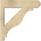 Ekena Millwork Funston Rough Sawn Craftsman Outlooker, Douglas Fir, 6"W x 22"D x 22"H OUT06X22X22FST04RDF - alternate 3